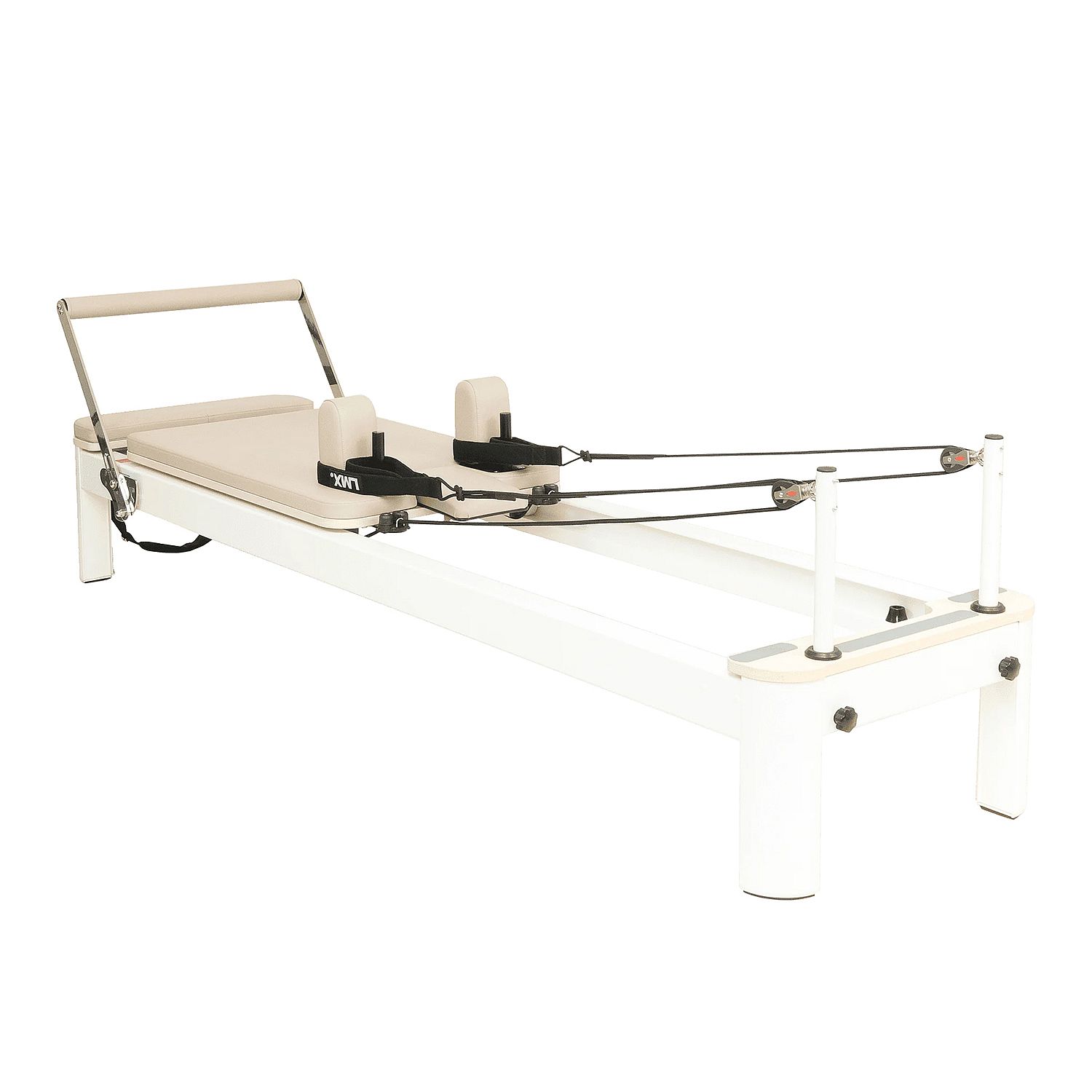 144940-Lifemaxx-Harmony-Pilates-Reformer-wit-afbeelding-1