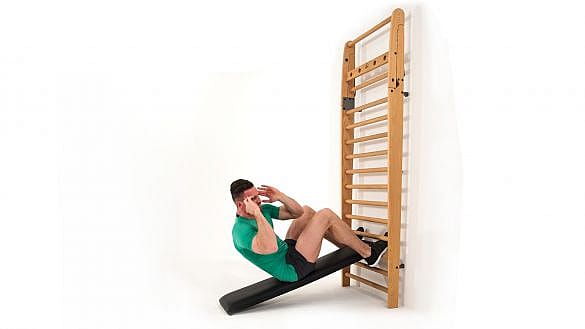 39279-NOHrD-WallBars-schuine-bank-zwart-leer-afbeelding-3