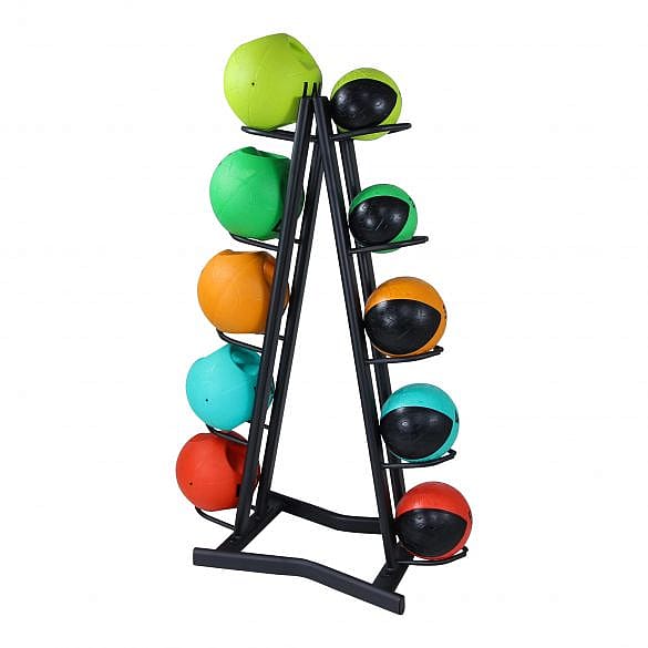 73952-Lifemaxx-Medicine-Ball-Rack-compleet-met-10-Medicine-Balls-afbeelding-2