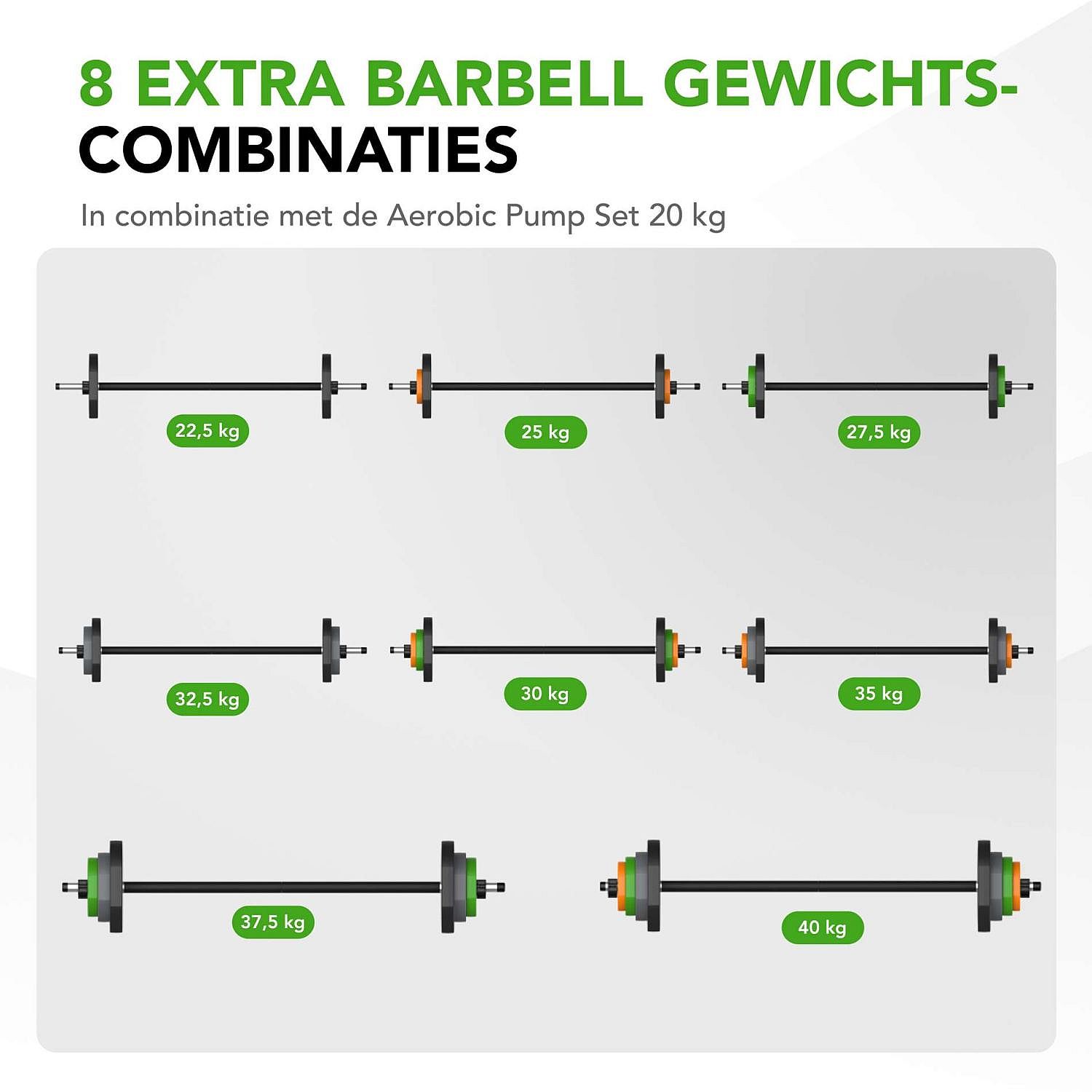 113946-Tunturi-Aerobic-Pump-Schijvenset-2x10-kg-afbeelding-5