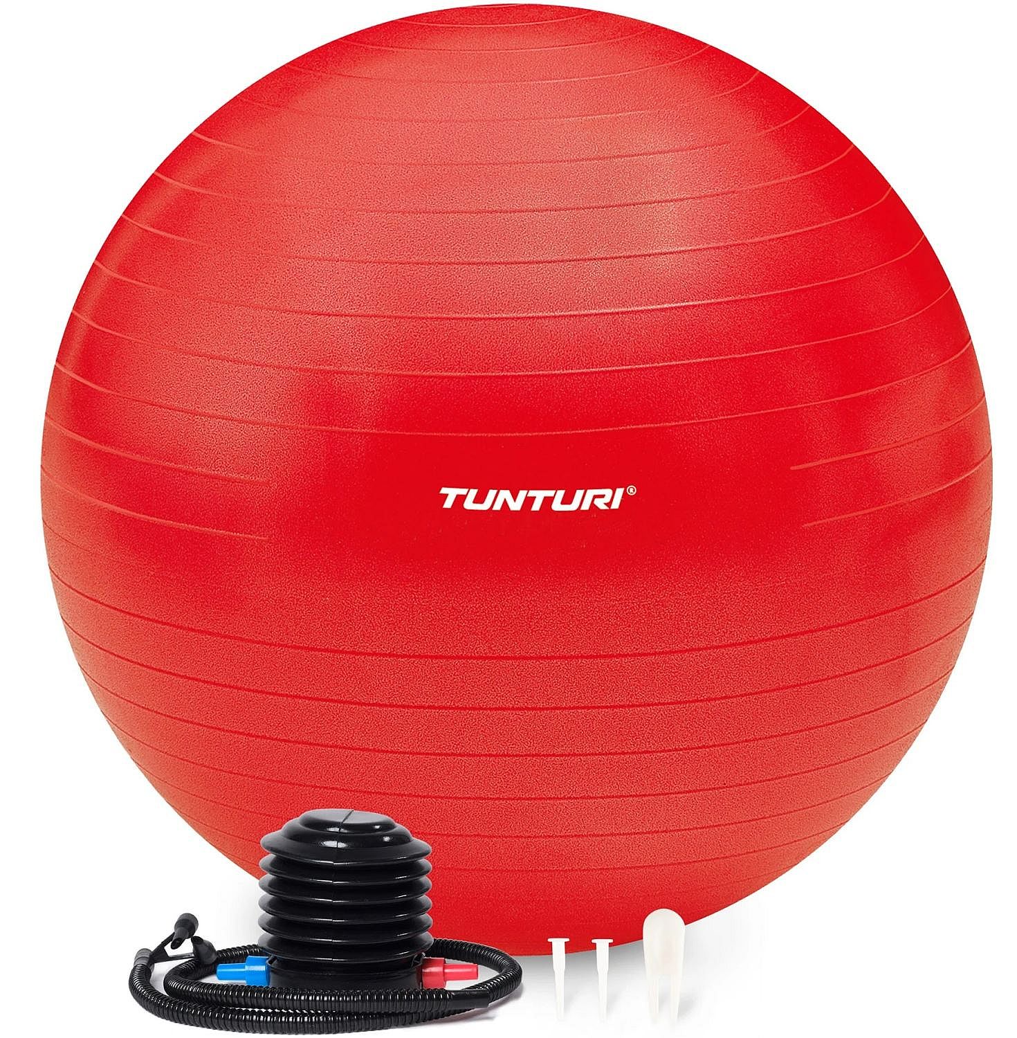 105259-Tunturi-fitnessbal-anti-burst-inclusief-pomp-rood-afbeelding-1