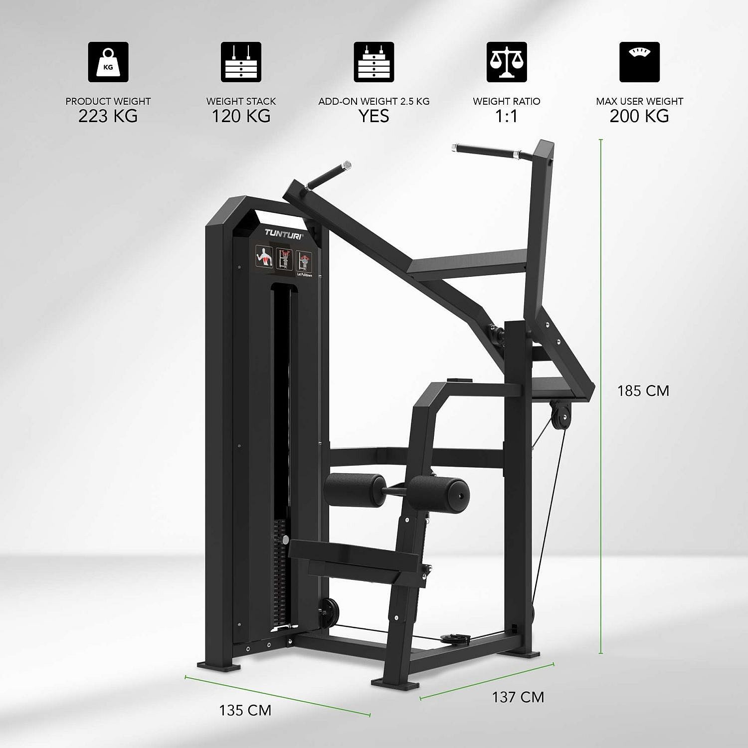 121754-Tunturi-Platinum-Lat-Pulldown-Selectorized-afbeelding-7