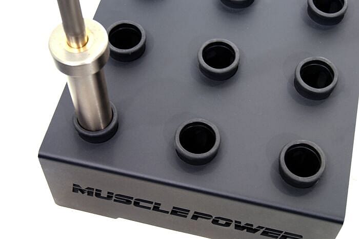 83236-Muscle-Power-Verticale-Standaard-voor-9-Olympische-halterstangen-afbeelding-4