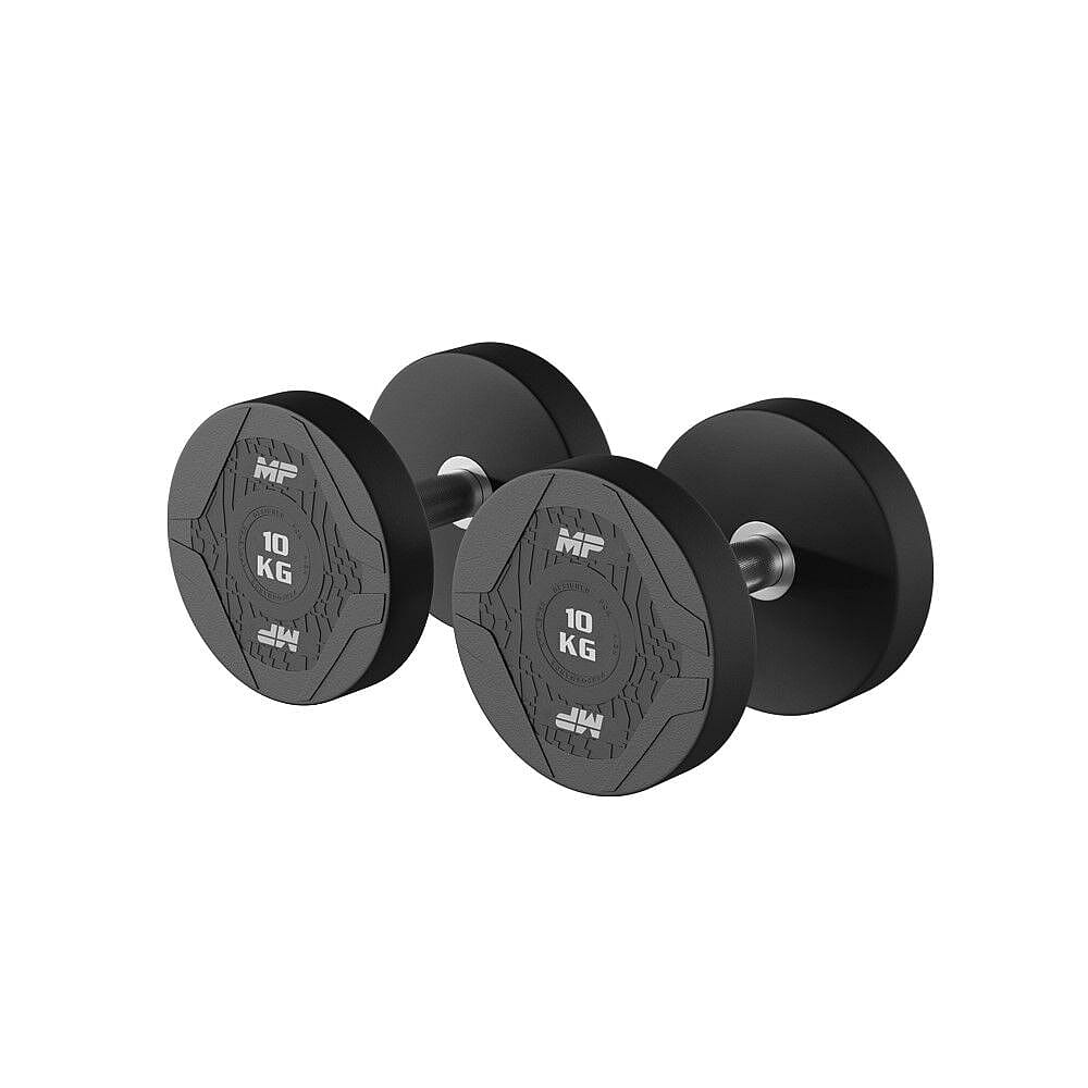 102751-Muscle-Power-ronde-rubber-Dumbbells-10-kg-afbeelding-1