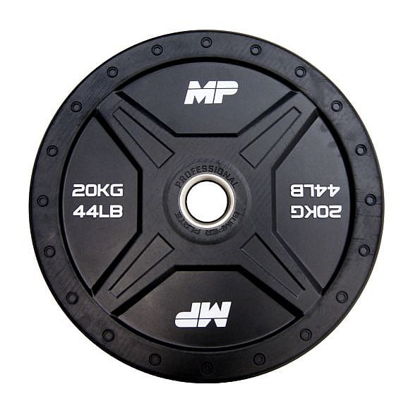 75786-Muscle-Power-olympische-bumper-plate-50-mm-20-kg-zwart-afbeelding-1