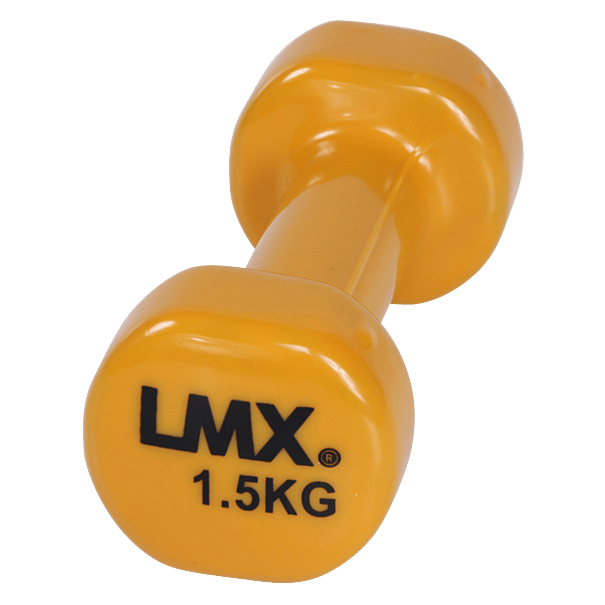 19761-Lifemaxx-Vinyl-Dumbbellset-15-kg-Oranje-afbeelding-1