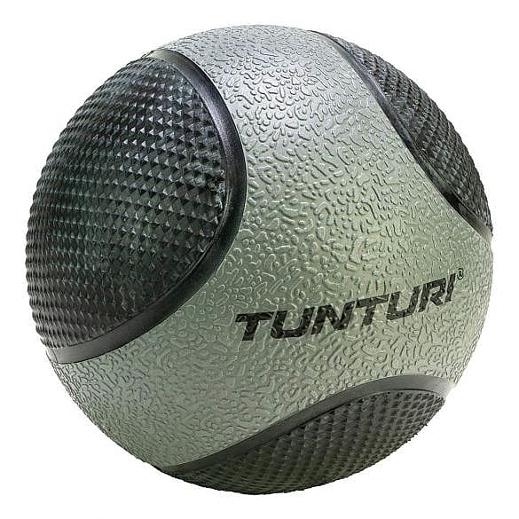 18904-Tunturi-Medicine-ball-5-kg-grijszwart-afbeelding-1