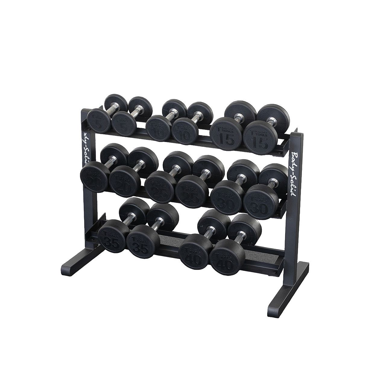 13235-Body-Solid-3-laags-dumbbell-rek-afbeelding-1