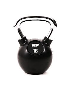 30396-Muscle-Power-Kettlebell-Rubber---Chrome-16-KG-MP1304-afbeelding-1