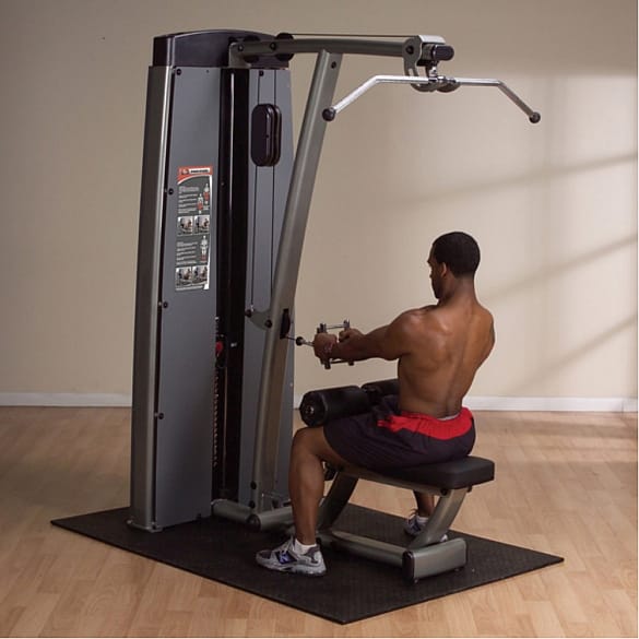 12454-Body-Solid-Pro-Dual-Line-Lat-Pull-Down-en-Midrow-Machine-DLATSF-afbeelding-2