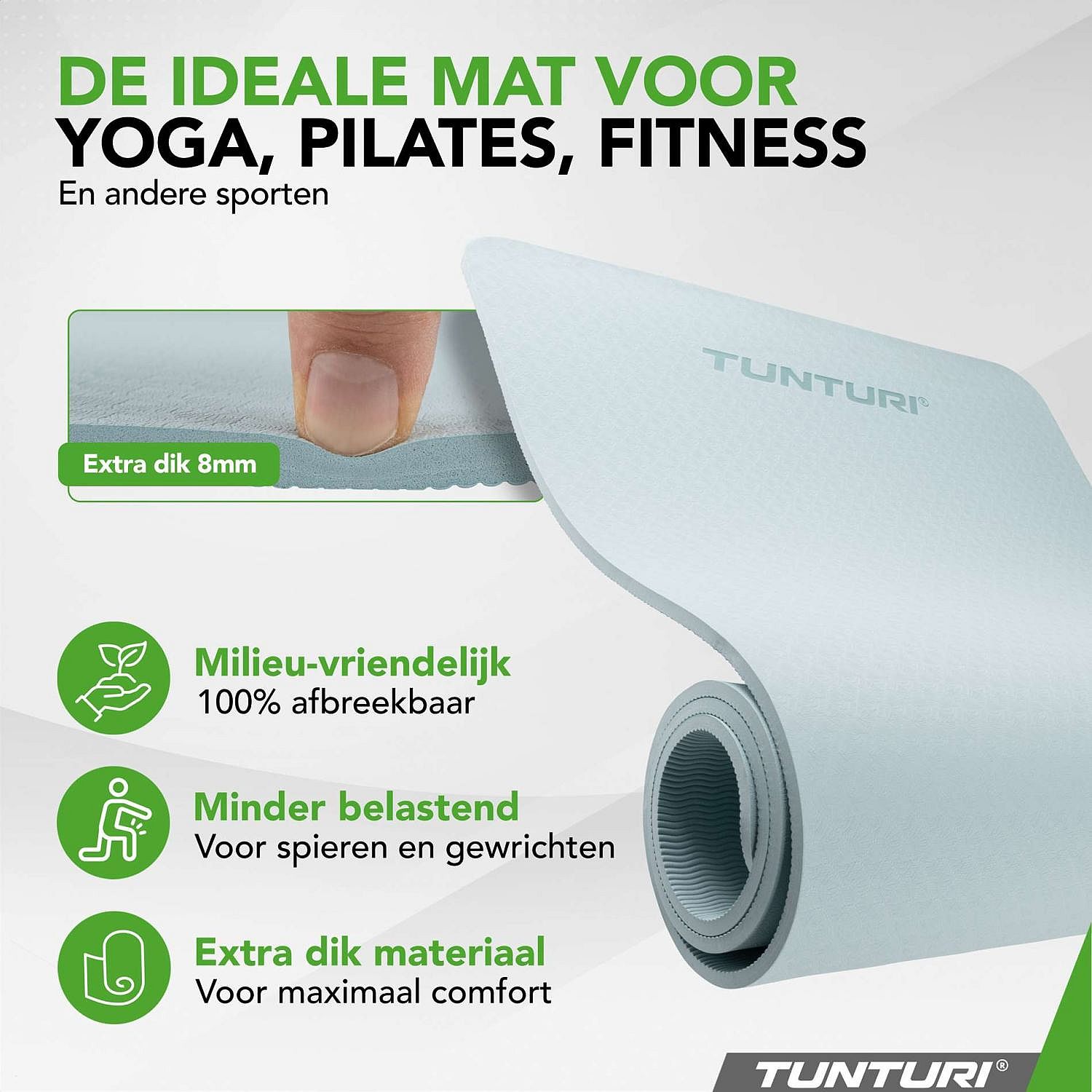 95750-Tunturi-Yogamat-8MM-Lichtblauw-afbeelding-2