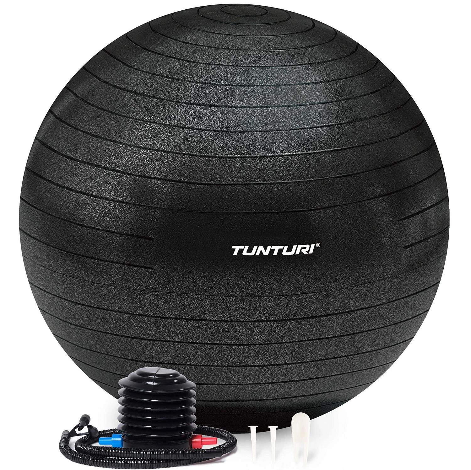 105231-Tunturi-fitnessbal-anti-burst-inclusief-pomp-zwart-afbeelding-1