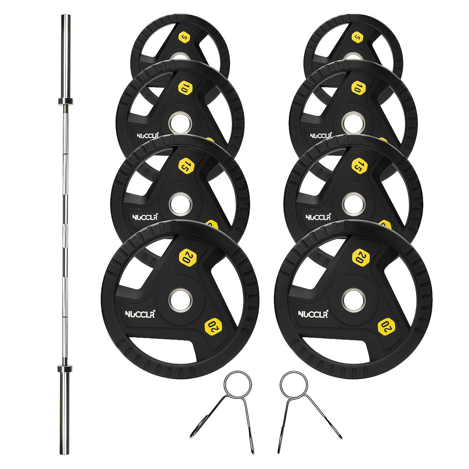 107989-NUCCLR-olympische-halterset-PU-120-KG-afbeelding-1