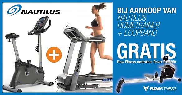 25259-Nautilus-loopband-T626--Hometrainer-U626-met-gratis-DMR250-roeier-afbeelding-1