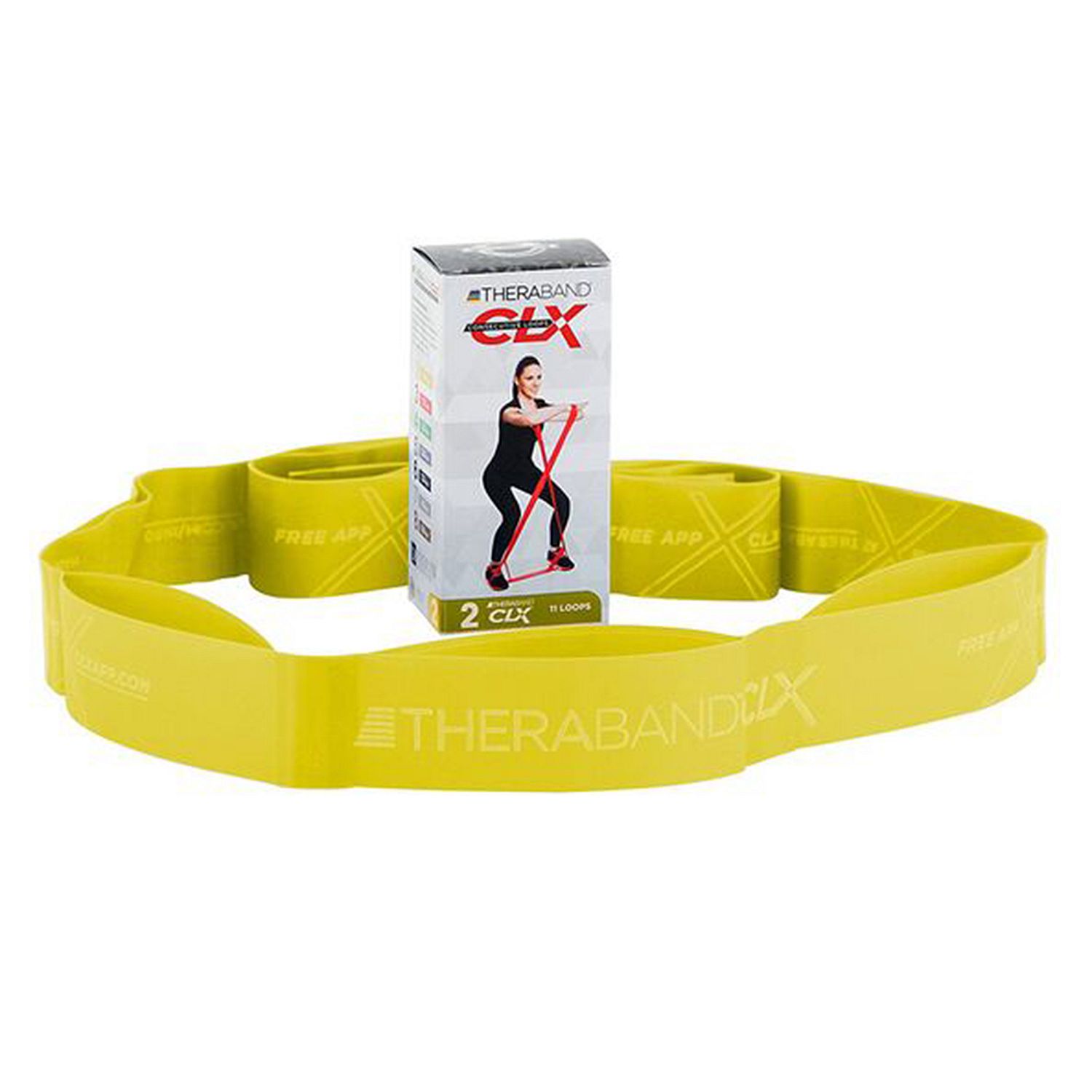 80348-Thera-band-loops-CLX-11-geel-licht-afbeelding-1