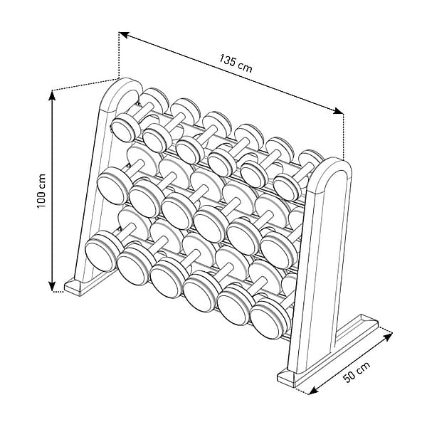 82996-NOHrD-Dumbellset-inclusief-opbergrek-zwart-afbeelding-4