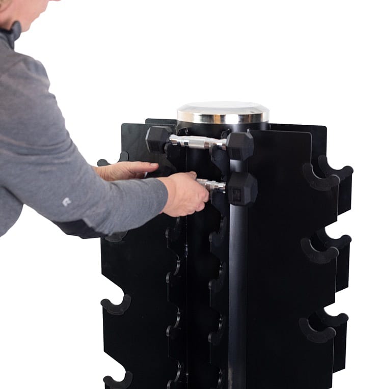 95513-Muscle-Power-Hexa-Dumbbell-opbergrek-compact-voor-16-sets-afbeelding-3