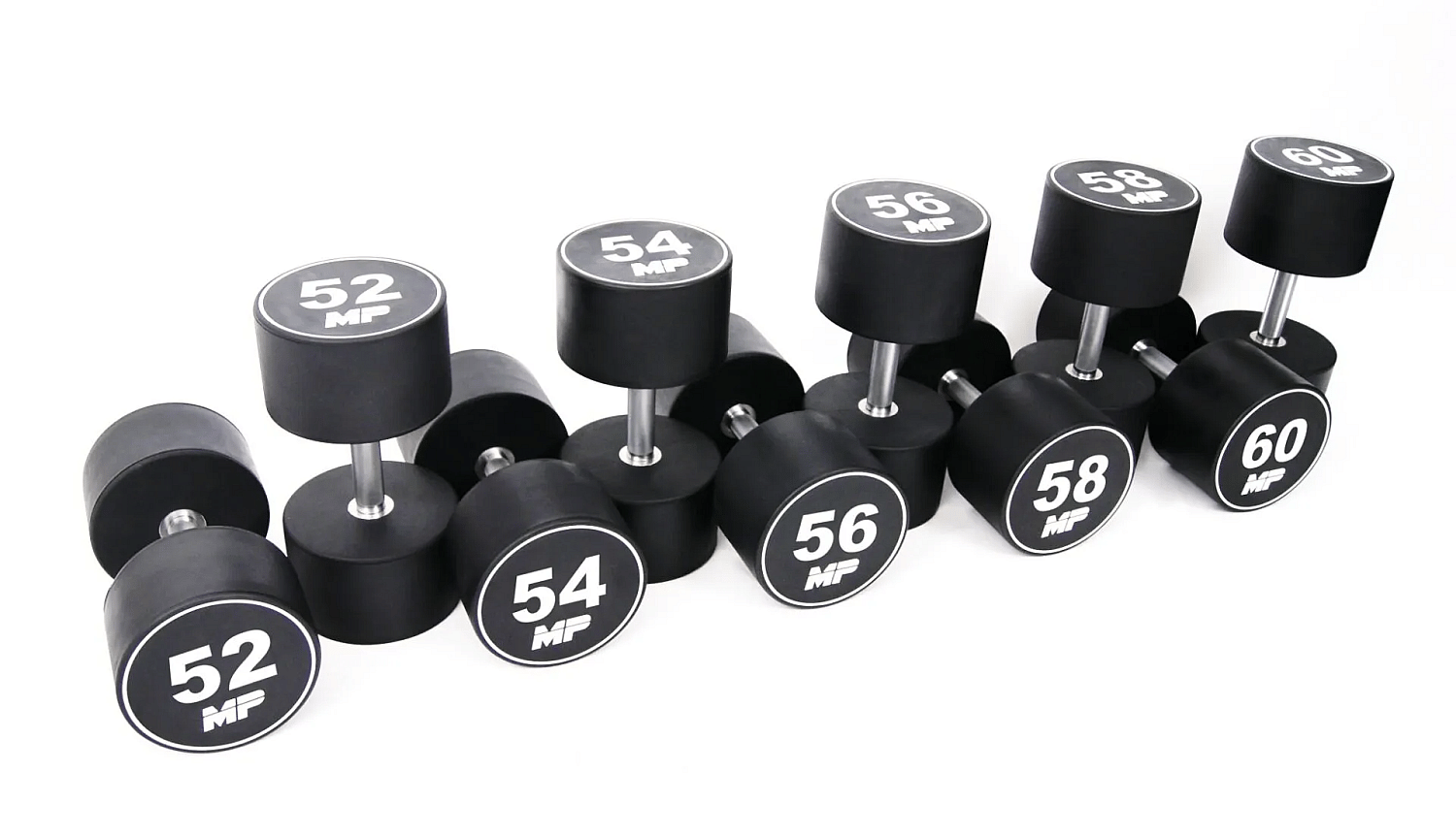 104830-Muscle-Power-urethaan-dumbbellset-52-60KG-afbeelding-1