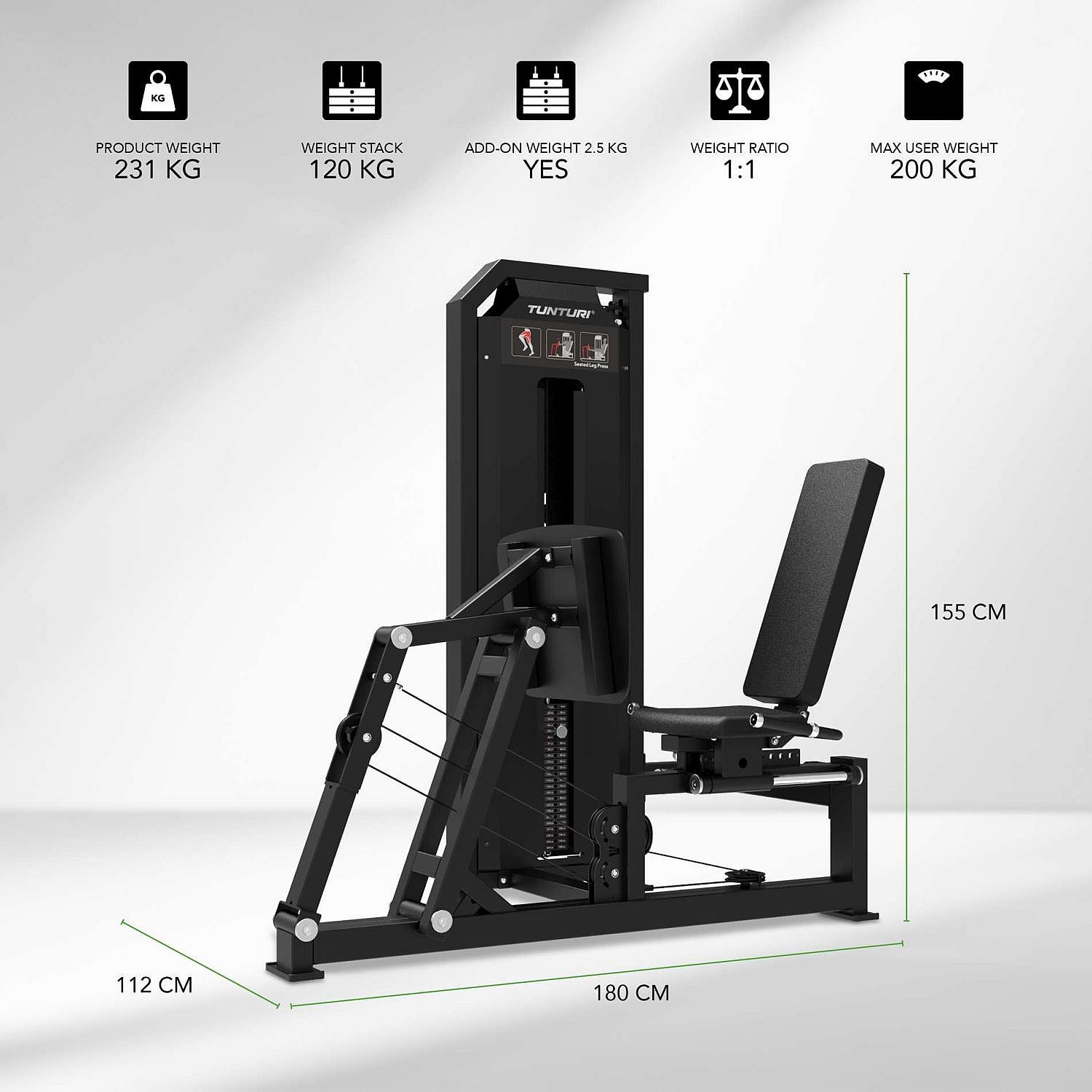 121769-Tunturi-Platinum-Seated-Leg-Press-Selectorized-afbeelding-7