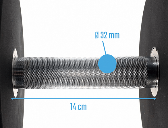 63244-Muscle-Power-dumbbellset-urethaan-22---30-kg-afbeelding-3