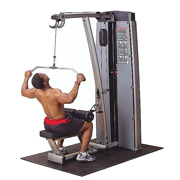 12454-Body-Solid-Pro-Dual-Line-Lat-Pull-Down-en-Midrow-Machine-DLATSF-afbeelding-1