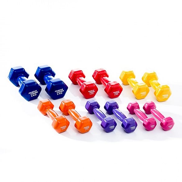 30236-Muscle-Power-Vinyl-Dumbbellset-2-x-15-KG-Paars-MP920-afbeelding-2