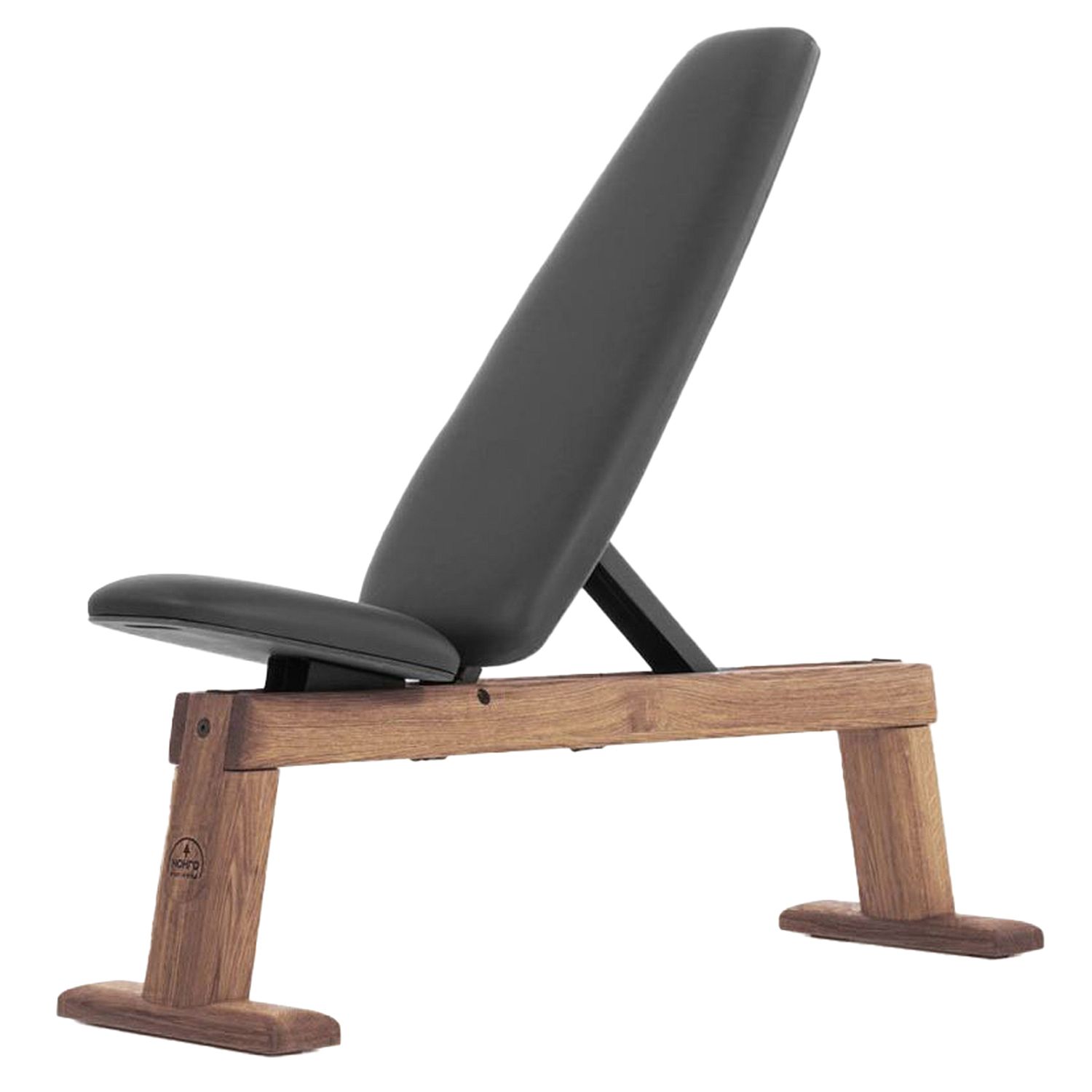 102495-NOHrD-WeightBench-halterbank-vintage-eiken-kunstleer-afbeelding-1