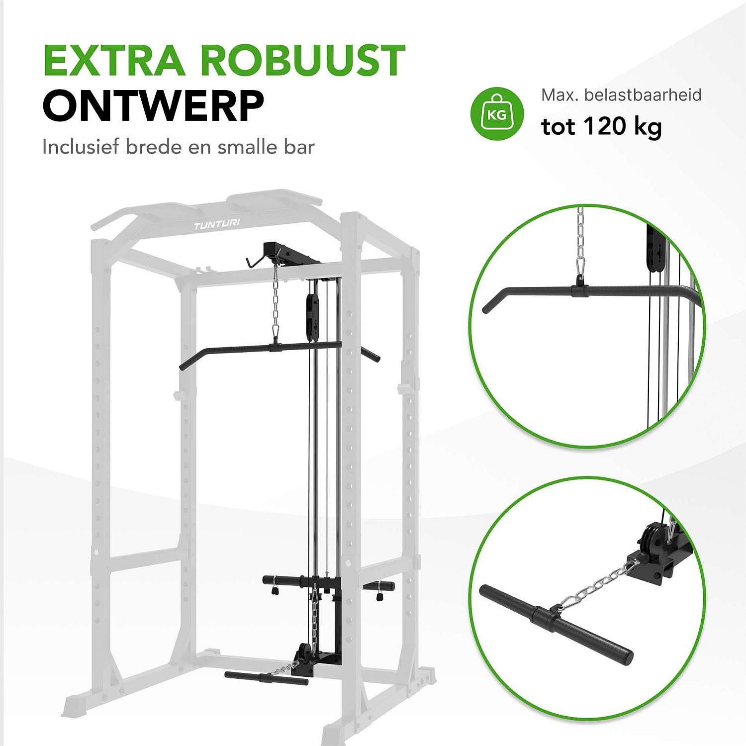 121676-Tunturi-PR60-Power-Rack---Pulley-Attachment-afbeelding-2