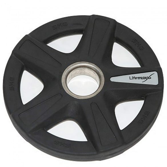 19653-Lifemaxx-Rubberen-Halterschijf-5-grip-5-kg-afbeelding-1