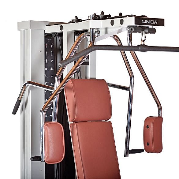 36106-Technogym-Krachtstation-Unica-evolution-zilver---bordeaux-gebruikt-afbeelding-3