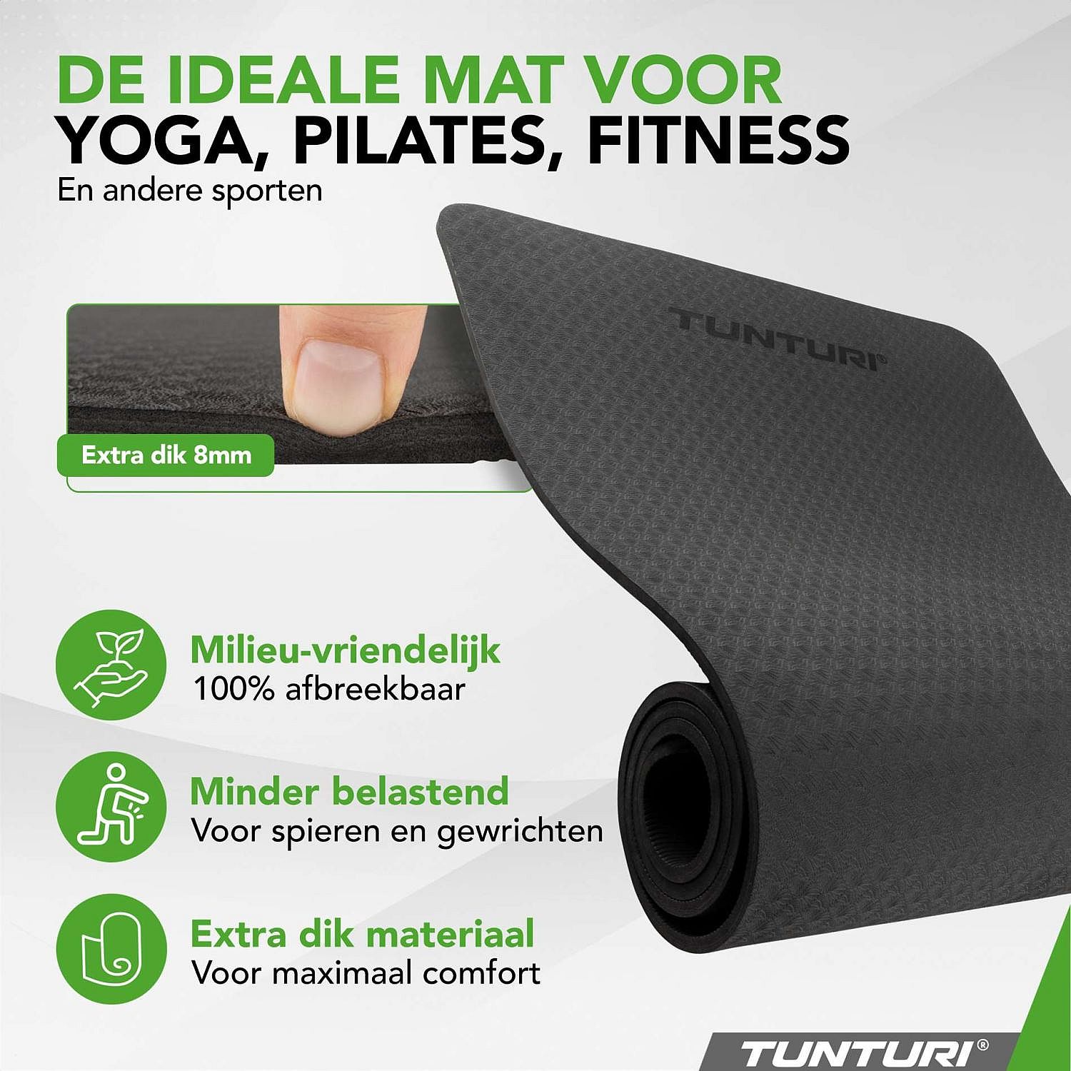 95753-Tunturi-Yogamat-8MM-Zwart-afbeelding-2