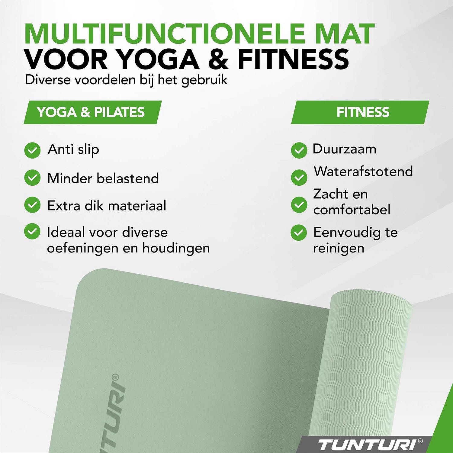 95751-Tunturi-Yogamat-8MM-Lichtgroen-afbeelding-6