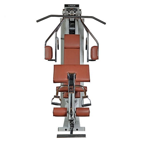 36106-Technogym-Krachtstation-Unica-evolution-zilver---bordeaux-gebruikt-afbeelding-2