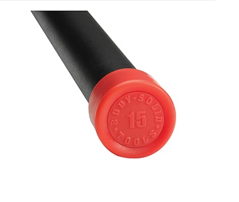 32344-Body-Solid-Fitness-bar-6.8-kg-rood-afbeelding-1