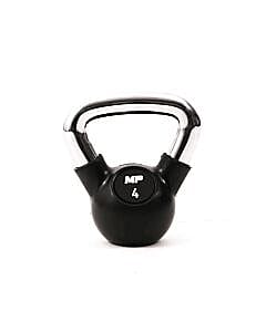 30393-Muscle-Power-Kettlebell-Rubber---Chrome-4-KG-MP1304-afbeelding-1