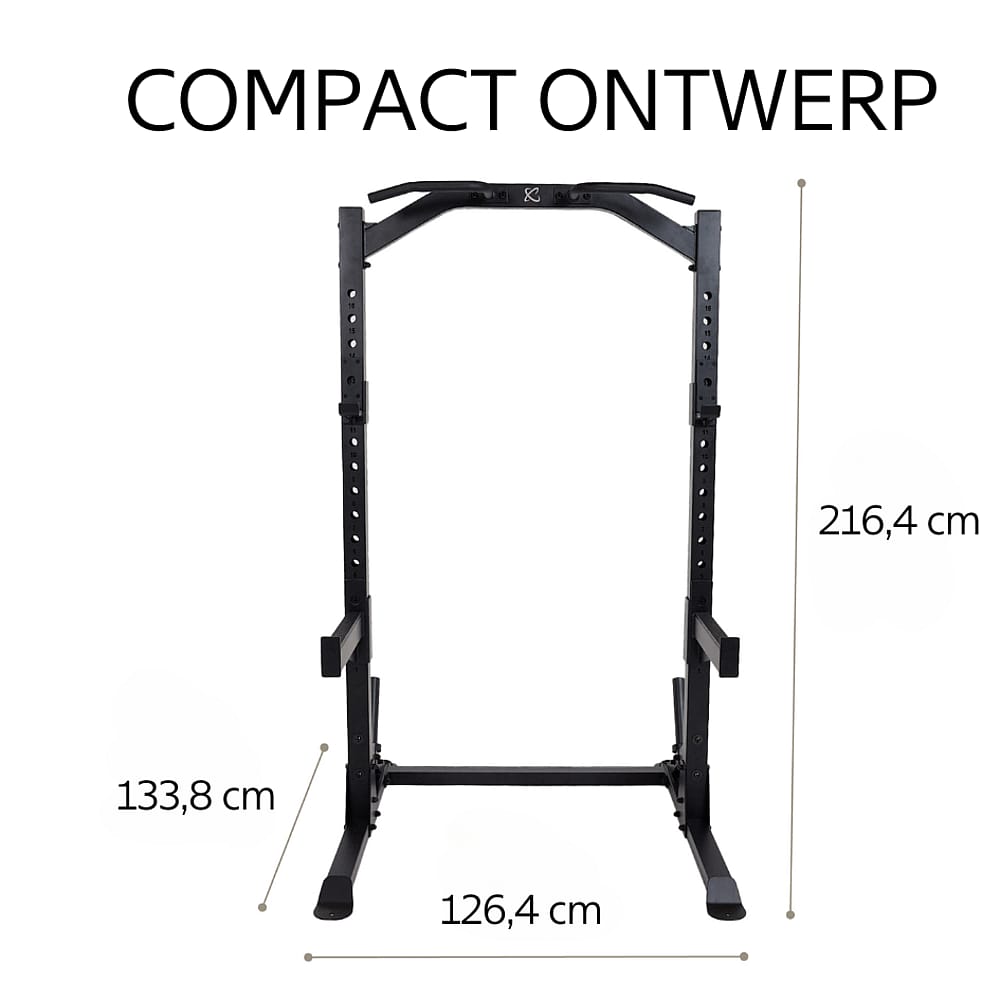 99414-Centr-Half-Rack---Squat-Rack-met-Pull-Up-Bar-afbeelding-2