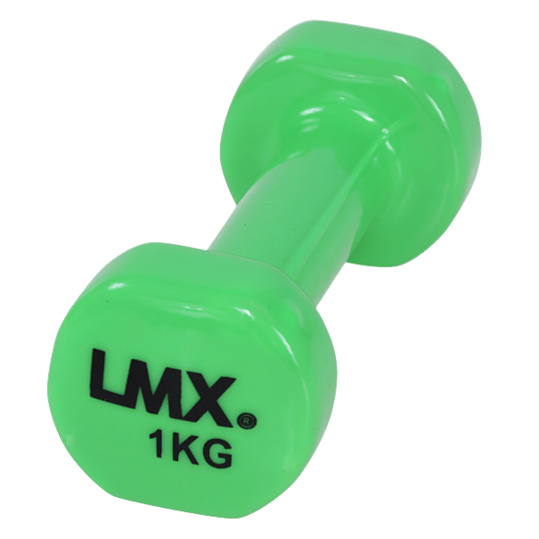 19760-Lifemaxx-Vinyl-Dumbbellset-1-kg-Groen-afbeelding-1