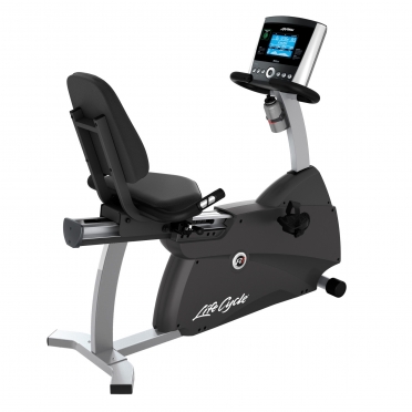 Life Fitness ligfiets R1 go console gebruikt