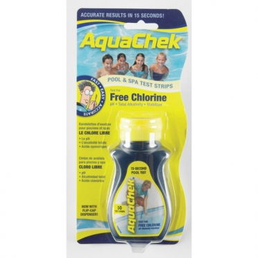 AquaChek teststrips vrij chloor test yellow 50 stuks