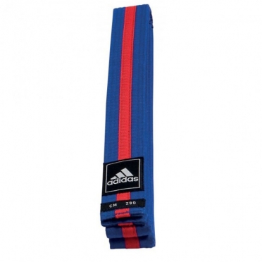 Adidas taekwondo Poomsae band blauw/rood
