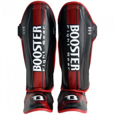 Booster BSG V3 Pro Range scheenbeschermers zwart/rood
