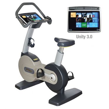 TechnoGym hometrainer Excite+ New Bike 700 Unity 3.0 zilver gebruikt
