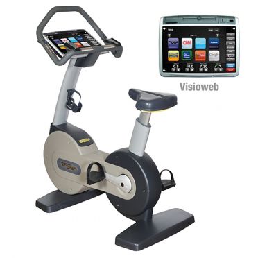 TechnoGym hometrainer Bike Excite+ 700 Visioweb zilver gebruikt