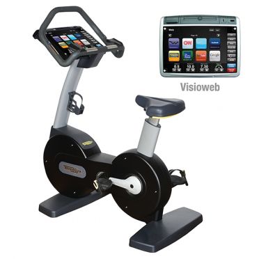 TechnoGym hometrainer Bike Excite+ 700 Visioweb zwart gebruikt