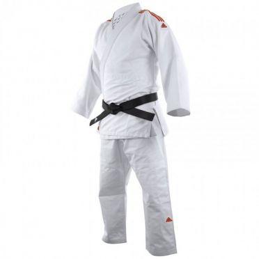 Adidas judopak J650 wit/rood