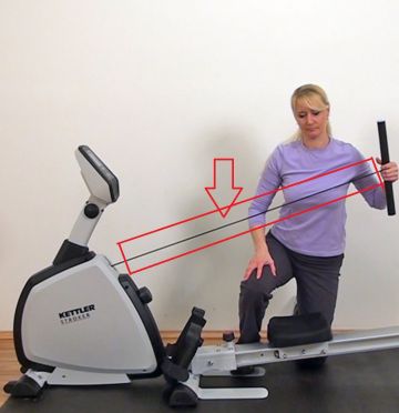 Kettler roeitrainer Stroker trekkoord