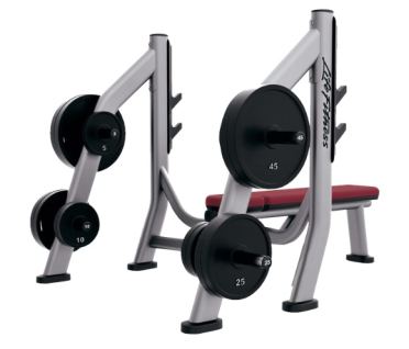 Life fitness bench press met storage signature series 