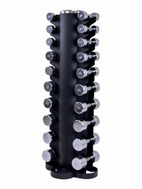 LifeMaxx Dumbbell Toren met Chromen Dumbbellset 2 x 1-10 kg (10 paar) (LMX 80.SD) 