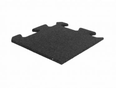 Lifemaxx Puzzelmat 10mm ECO rubber hoek (25 x 25 cm) 