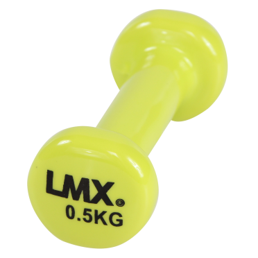 Lifemaxx Vinyl Dumbbellset Geel 0,5 kg LMX 1150